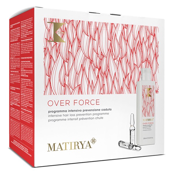 Matirya Over Force Shampoo and Ampoules - лечебен шампоан 250 ml и ампули при косопад 12x8 ml